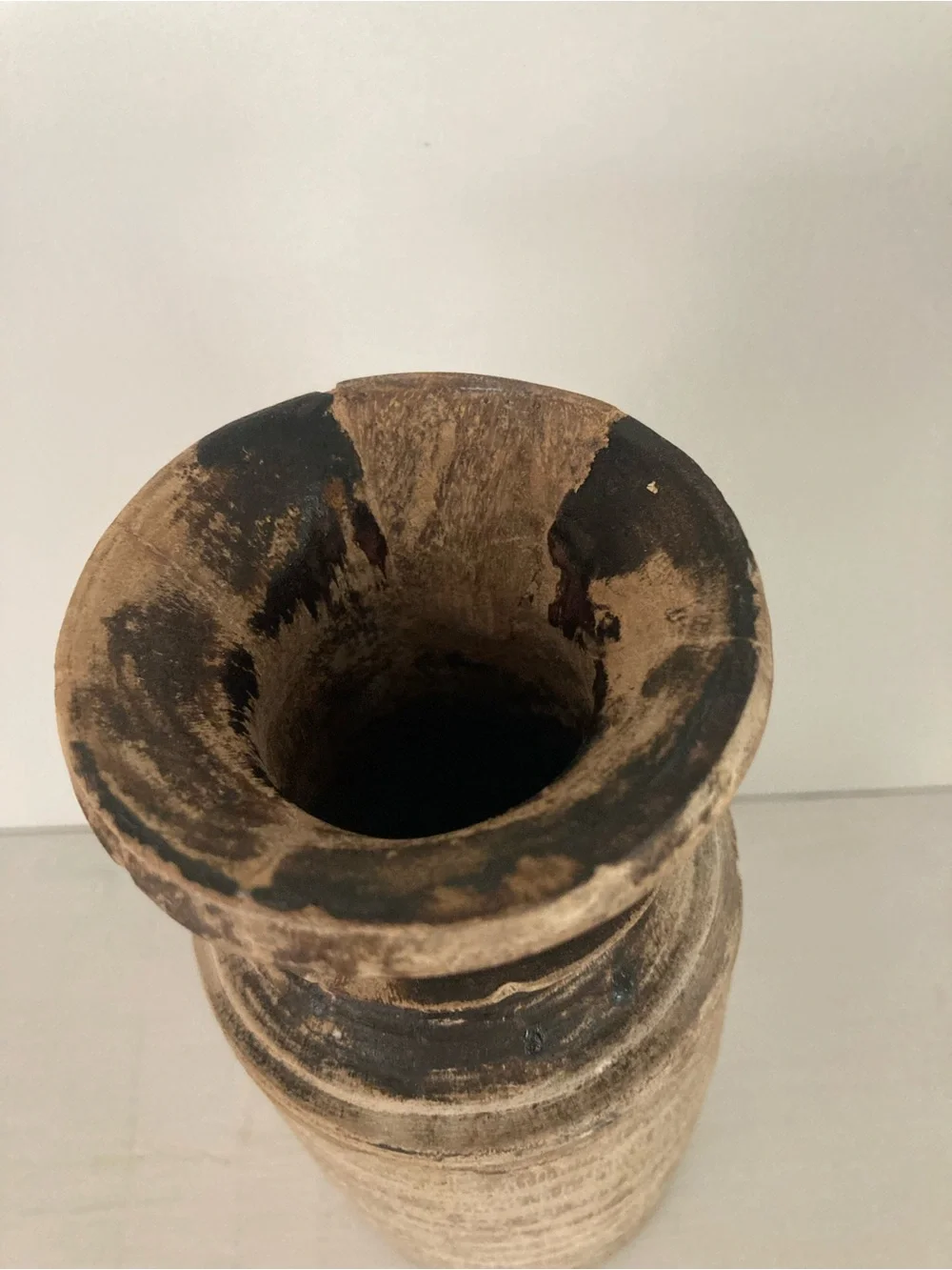 Reclaimed Wooden Water Pot - Picture 6 of 10